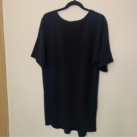 Lucy Black Dolman Sleeve Dress Size Small FLAW - Picture 2 of 11